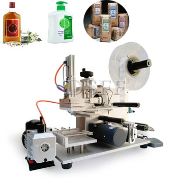  Плоская квадратная этикетировочная машина для бутылок Двухсторонняя машина для печати этикеток с парфюмерным рисунком