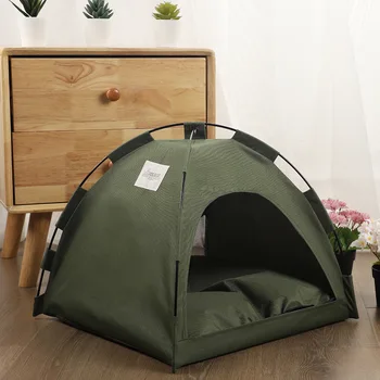 Портативные спальные палатки для домашних животных, водонепроницаемая охлаждающая кровать, палатка для домашних животных для кемпинга, охлаждающий коврик, собачья будка