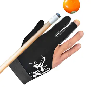  Профессиональные нескользящие бильярдные перчатки для мужчин и женщин Перчатки с тремя пальцами для левой и правой руки Plang Настольный теннис