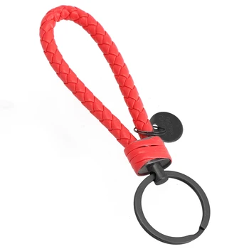 Прочный и практичный брелок для ключей Автомобиль Черный / Красный 0,012 кг Синтетическая кожа 1 х веревка подарок брелок кожаные детали