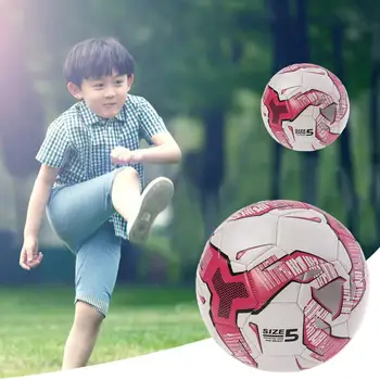 Прочный футбольный гибкий износостойкий футбольный мяч размера 5 яркий цвет взрывозащищенный тренировочный футбол для школьников