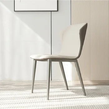 Ресторан Штабелируемый обеденный стул Nordic Lounge Минималистичное игровое кресло для гардероба Обеденный стол для гостиной Скандинавский стул Акцент