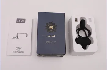 Секс-игрушки для взрослых Силиконовое вибрирующее кольцо для члена с отсроченной эякуляцией Блокировка спермы Скошенный массажер для пениса вибратор для мужчин