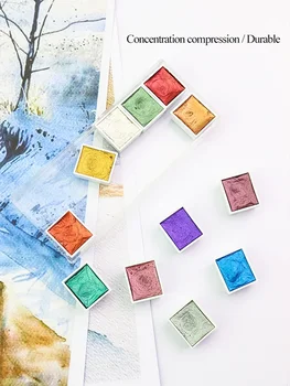 Твердые акварельные краски Набор акварельных красок для художественной росписи Дизайн ногтей 132