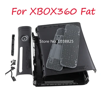 Черный белый Полный комплект корпуса Корпус Чехол с кнопками для XBOX360 толстый чехол для защиты консоли Чехол для Xbox 360 phat