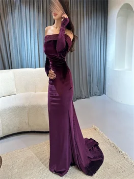 Элегантное роскошное вечернее платье русалки для вечеринки женщина длинный стиль выпускные платья простые платья для торжественных случаев Vestidos 2024